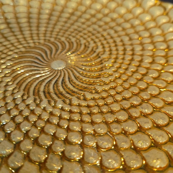 Topkapi Turkish Glass Hand Painted Dessert Plate - Picture 8 of 8